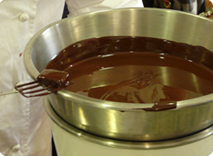 Enrobage chocolats stage Valrhona