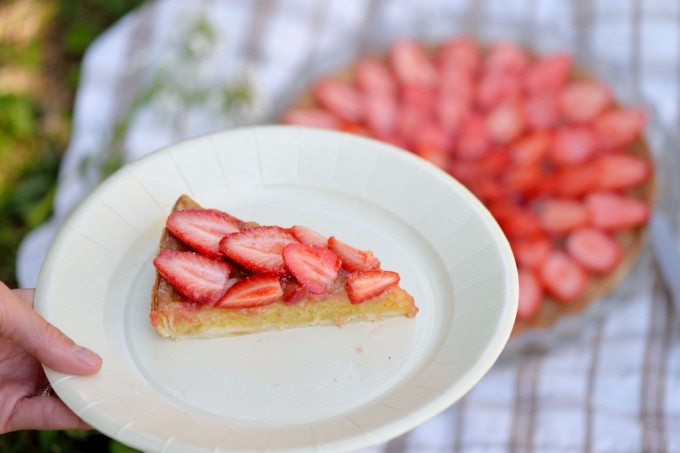 tarte fraises rhubarbe