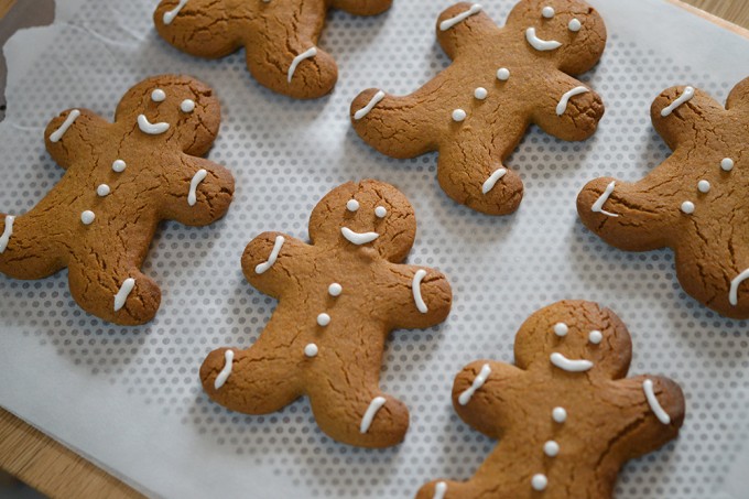 bonhommes en pain d'épices sans gluten
