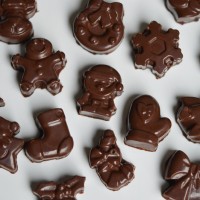 Petits chocolats moulés fourrés praliné - Sunny Délices